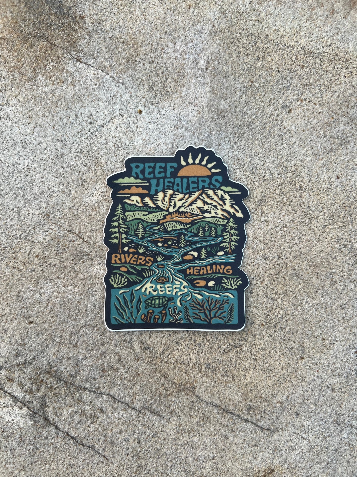 Rivers Healing Reefs Stickers